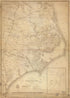 Eastern Portion of the Military Department of North Carolina 1862 by Relic Map Company