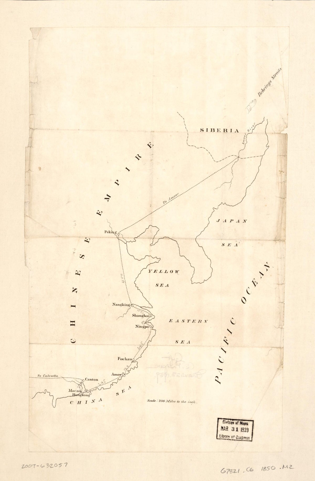 Map of the Coast of China 1850 by Relic Map Company