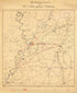 Map Illustrating the Operations of U.S. Forces Against Vicksburg 1863 by Relic Map Company