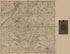 Map of 24 Miles Round the City of Bath (four Miles Round the City of Bath, Map of Twenty Four Miles Round Bath) 1820 by Relic Map Company