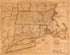 Map of Massachusetts, Connecticut, and Rhodeisland i.e. Rhode Island 1843 by Relic Map Company