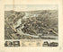 View of Collinsville, Connecticut 1878 by Relic Map Company