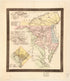 Pocket Map Showing the Probable Theatre of the War 1861 by Relic Map Company