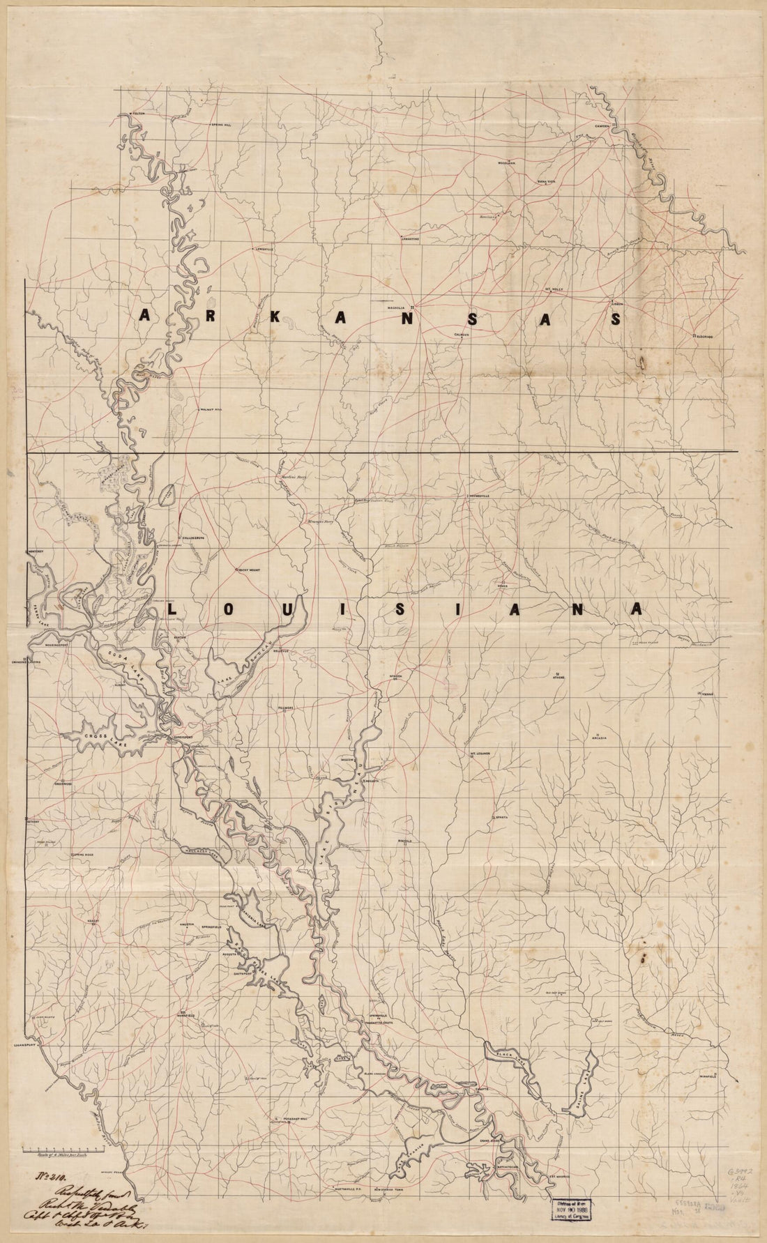 This old map of May 22. from 1864 was created by Richard M. (Richard Morton) Venable in 1864