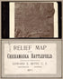 Relief Map of the Chickamauga Battlefield 1893 by Relic Map Company