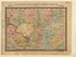 War Map, Showing the Vicinities of Baltimore & Washington 1861 by Relic Map Company