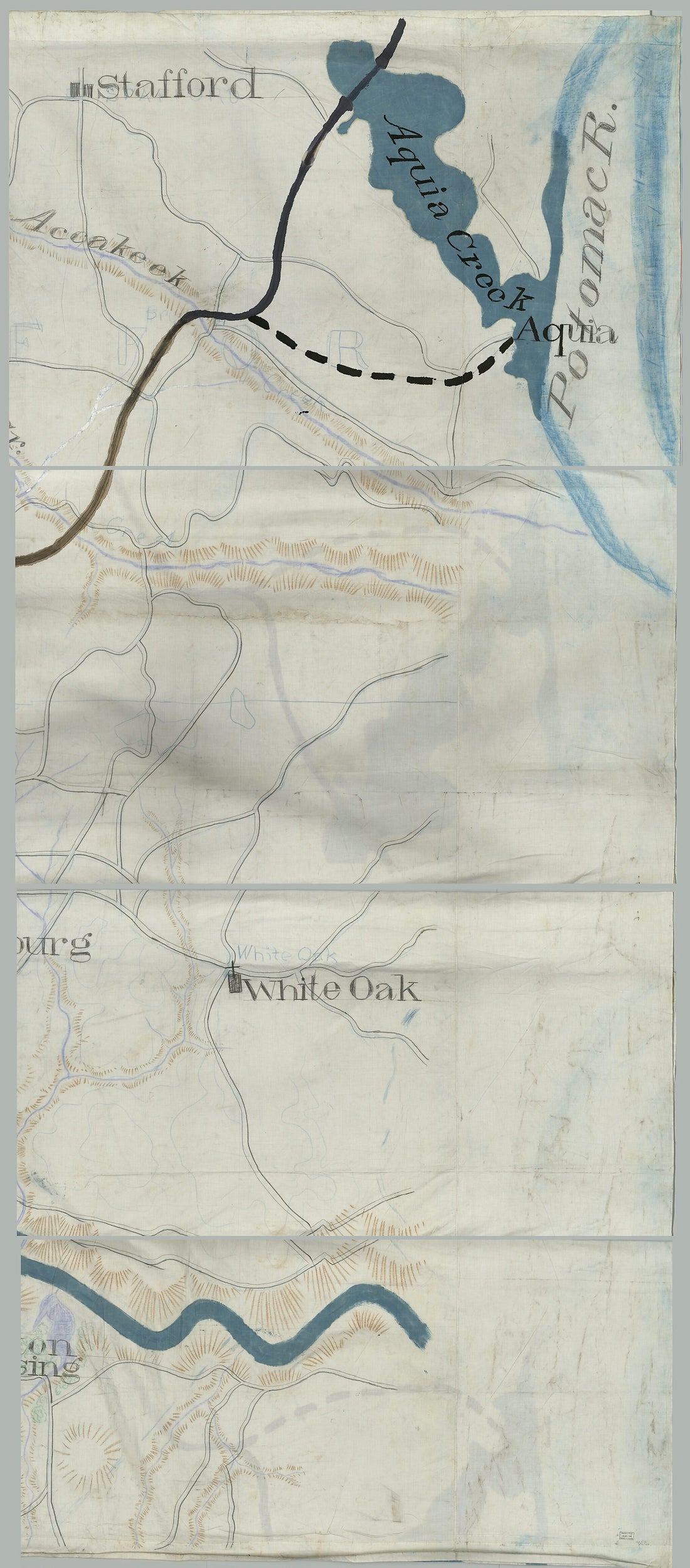 This old map of 1863 from 1862 was created by Jedediah Hotchkiss in 1862