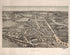 View of Dedham, Massachusetts In 1876 (View of Dedham, Massachusetts In 1876, Dedham, Mass) by Relic Map Company