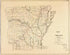 Map of Arkansas 1866 by Relic Map Company