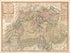 A New Map of Switzerland : Divided Into the Thirteen Cantons With Their Allies & Their Subjects 1794 by Relic Map Company