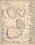 Map of the City of Jerusalem : Exhibiting the Location of the Most Important Places Mentioned In the New Testament, As Correctly As Can Be Ascertained 1800 by Relic Map Company