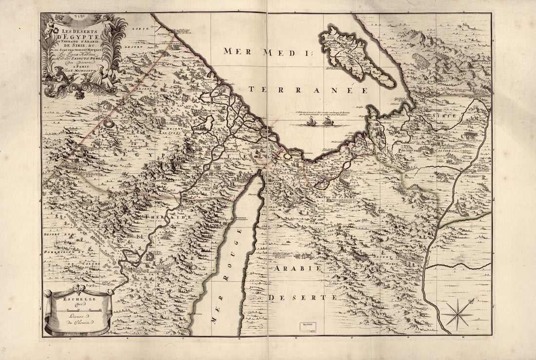 This old map of Les Deserts D&