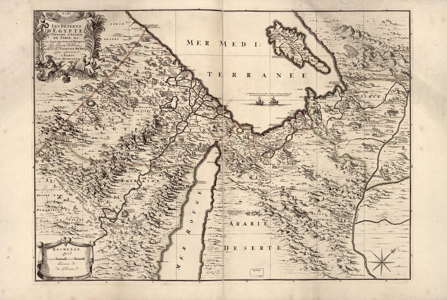 This old map of Les Deserts D&