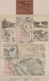 Egypt, Arabia Petræa, and Southeastern Turkey : Pyramid Plateau, Cyprus and the Delta in 1882 by Relic Map Company