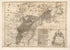 A Map of the British and French Settlements In North America 1755 by Relic Map Company