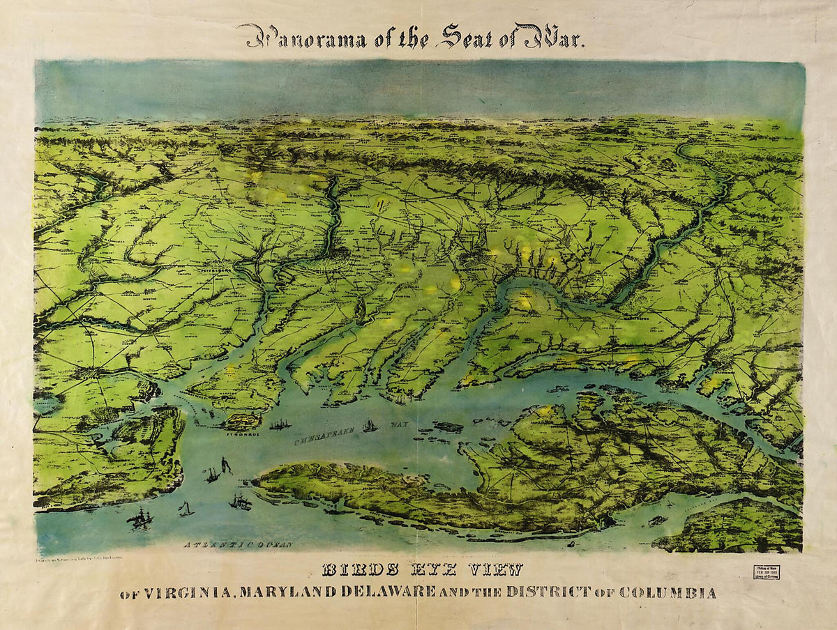Panorama of the Seat of War : Bird&