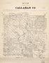 Map of Callahan Co 1879 by Relic Map Company