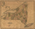 New York 1823 by Relic Map Company