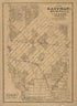 Map of Kaufman & Rockwall Counties,Texas 1878 by Relic Map Company