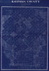 Kaufman County in 1896 by Relic Map Company