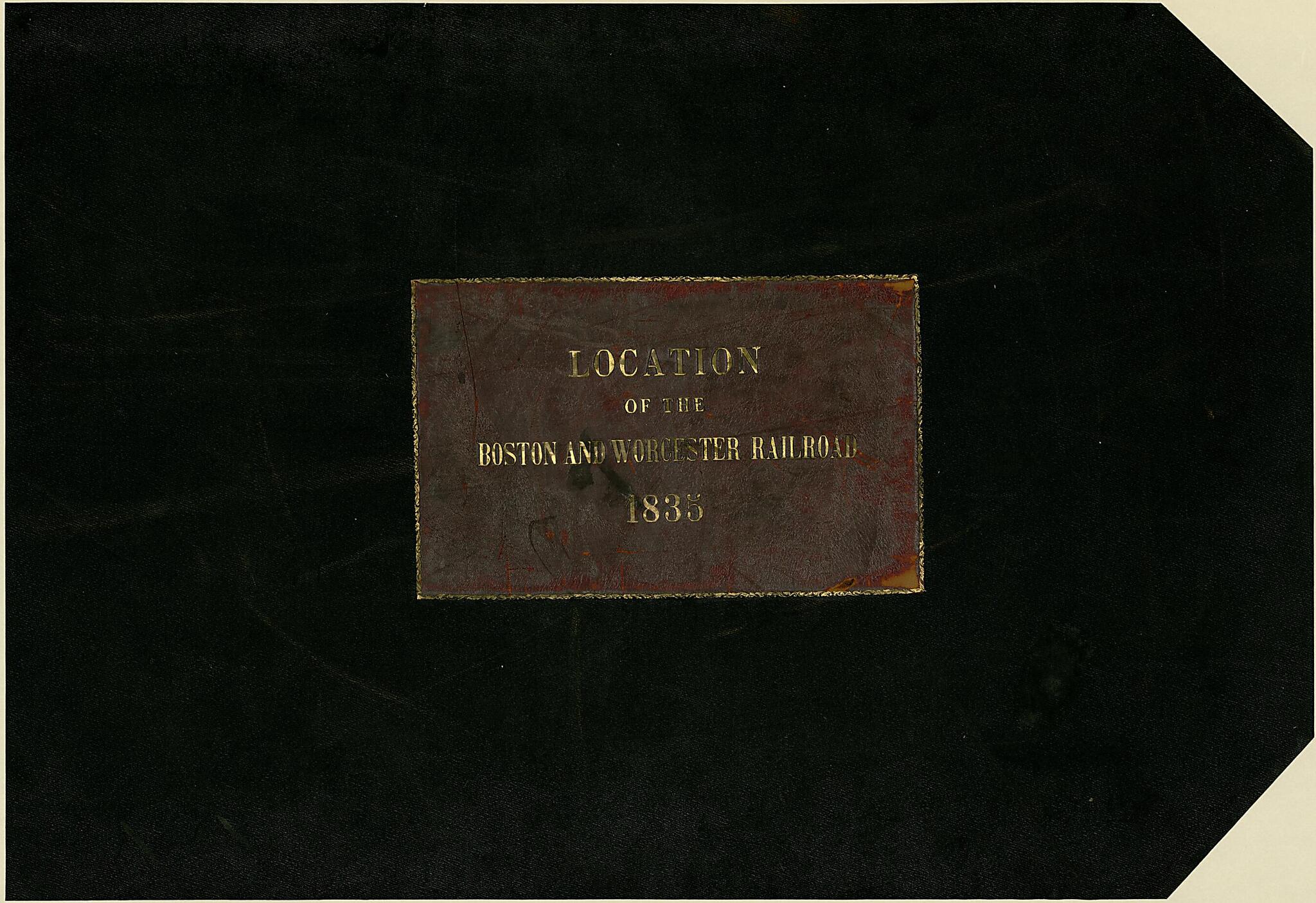 This old map of Maps Showing the Location of the Boston &amp; Worcester Rail Road : Copied from the Maps In the Offices of the Clerks of the County Commissioners In the Several Counties (Location of the Boston and Worcester Railroad 1835) from 1858 was creat