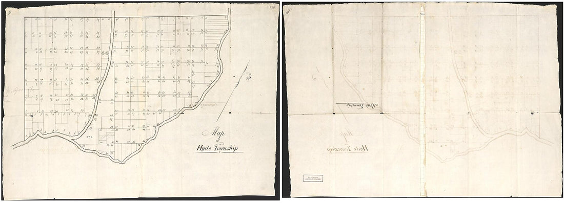 This old map of Map of Hyde Township. (Hyde Township) from 1810 was created by  in 1810