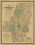 Map of Whitfield County, Georgia in 1879 by Relic Map Company