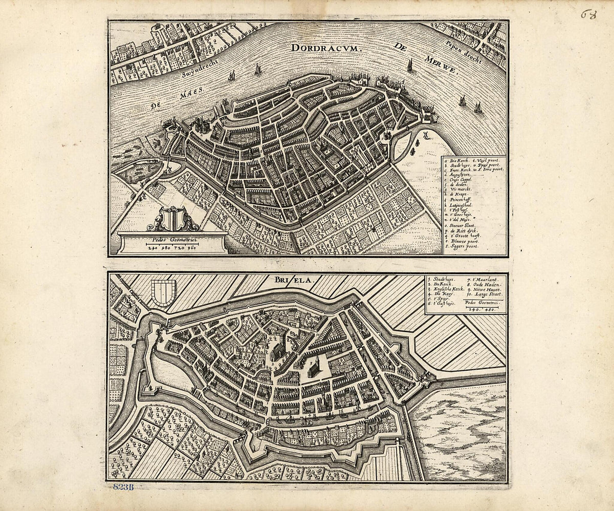 Dordracvm ; Briela 1646 by Relic Map Company