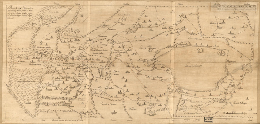 This old map of Plano De Las Provincias Del Cuzco Y Demás Para La Dirección De Las Tropas Del Rey Contra El Rebel De Joseph Gabriel Tupac Amaro from 1782 was created by  in 1782