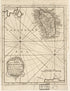 A Map of the Island of Dominica Taken From an Actual Survey, Also Part of Martinico & Guadalupe Shewing Their True Bearing & Distance From Each Other in 1778 by Relic Map Company