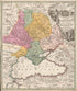 Tabula Geographica Qua Pars Rusiae Magnae : Pontus Euxinus Seu Mare Nigrum Et Tartaria Minor Cum Finitimis Bulgariae Romaniae Et Natoliae Provinciis 1720 by Relic Map Company