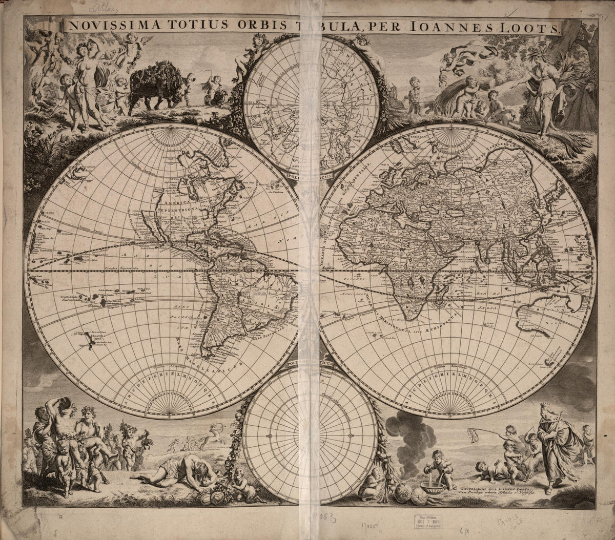 Atlas. (Loots Atlas) 1705 by Relic Map Company