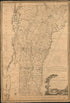 A Correct Map of the State of Vermont : Exhibiting the County and Town Lines, Rivers, Lakes, Ponds, Mountains, Meetinghouses, Mills, Public Roads &c in 1796 by Relic Map Company