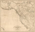 West Coast of America (Map of the Western and Middle Portions of North America) 1844 by Relic Map Company
