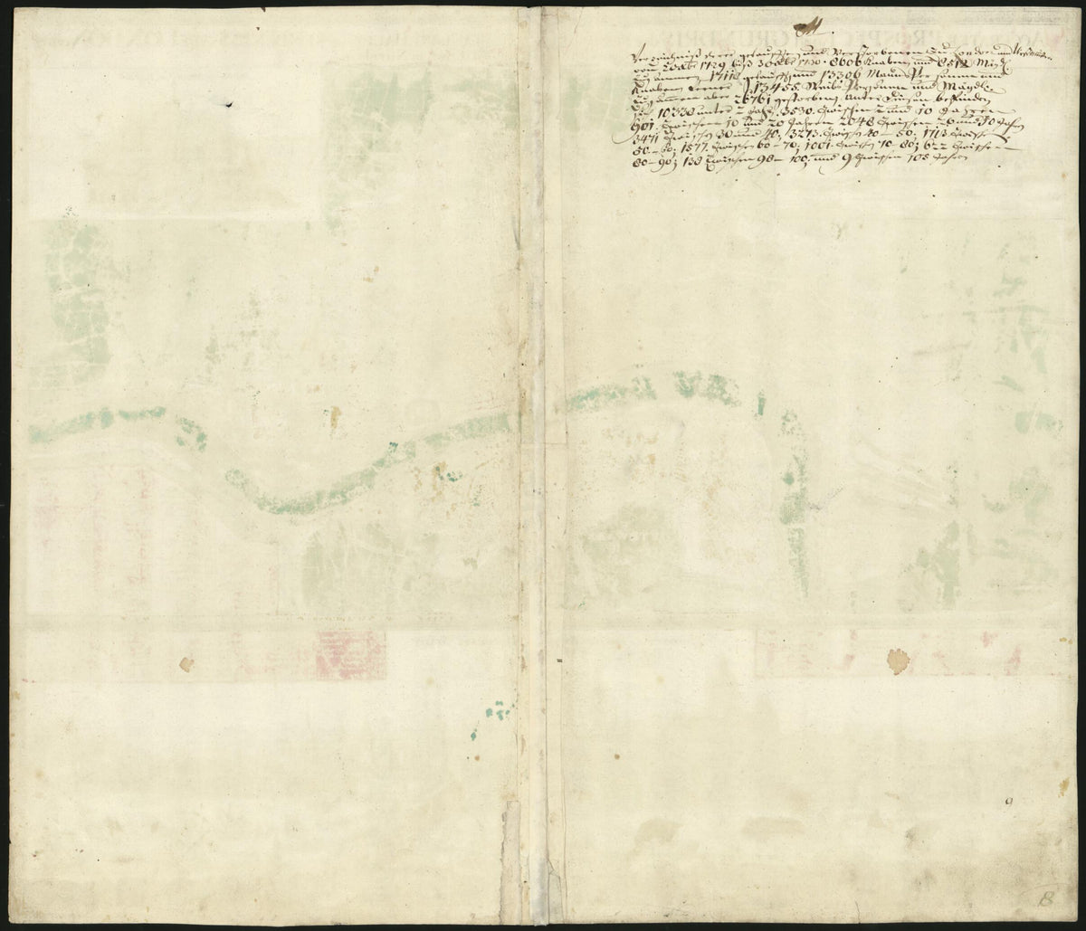 Britan̄isch. Haupt- Und Residentz-Stadt London 1740 by Relic Map Company