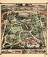 Central Park, New York in 1860 by Relic Map Company