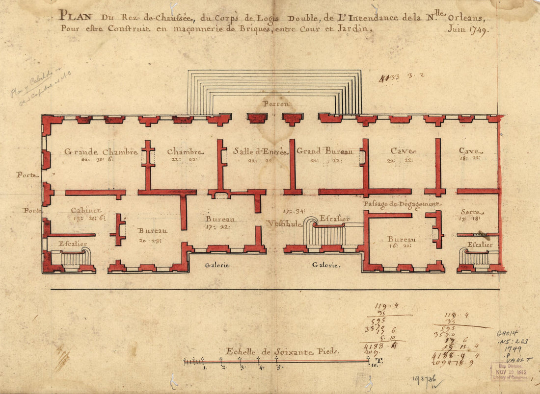 This old map of -juin from 1749 was created by  in 1749