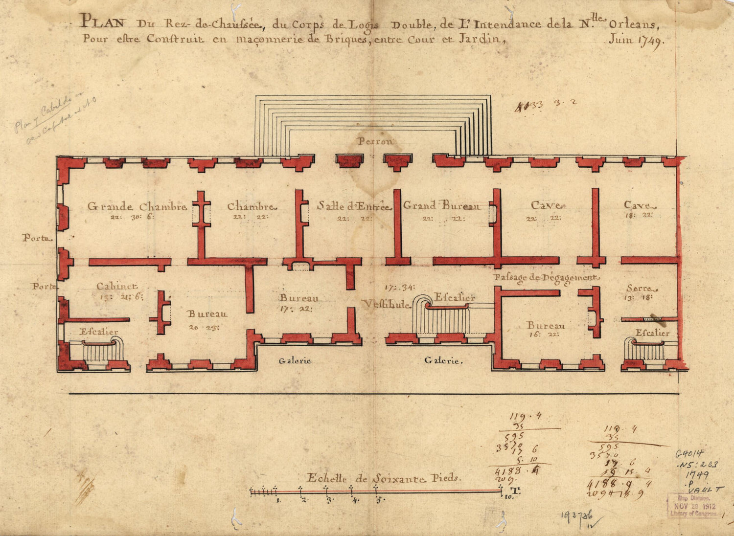 This old map of -juin from 1749 was created by  in 1749