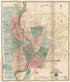 Map of the City of Rochester 1879 by Relic Map Company
