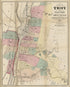 Map of Troy, Also West Troy, and Green Island 1873 by Relic Map Company