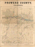 Prowers County, Colorado in 1889 by Relic Map Company