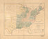 Political Map of the United States 1848 by Relic Map Company