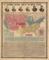 National Political Map of the United States 1856 by Relic Map Company