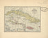 Map of Cuba With General Map of the West Indies 1899 by Relic Map Company