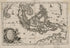 Insulæ Indicæ Cum Terris Circumvicinis. (Insvlæ Indicæ Cvm Terris Circvmvicinis) 1600 by Relic Map Company
