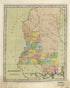 Mississippi 1835 by Relic Map Company