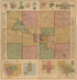 Map of Wapello County, Iowa in 1893 by Relic Map Company