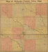 Map of Mahaska County, Iowa, in 1895 by Relic Map Company