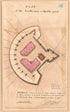 Plan of the Fortification at Mobile Point 1813 by Relic Map Company