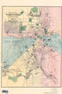 Map of the City of Worcester, Worcester Co., Massachusetts 1878 by Relic Map Company